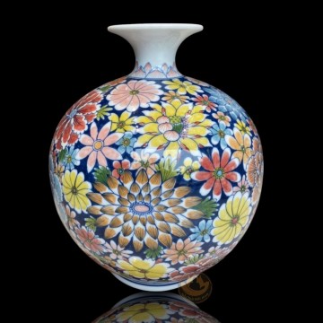 Bình Hút Lộc Ngàn Hoa Phú Quý – Tinh Hoa Gốm Sứ Bát Tràng Cao Cấp